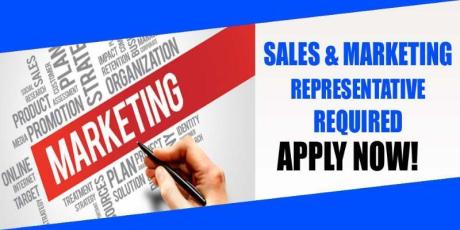 SALES AND MARKETING REPRESENTATIVE REQUIRED IN DUBAI
