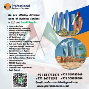 UAE BUSINESS SET UP SERVICES. PLEASE CONTACT US!