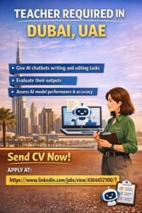Teacher Required in Dubai