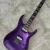 Purple Schecter C-1 SLS Hollywood Diamond Series