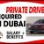 PRIVATE DRIVER REQUIRED IN DUBAI