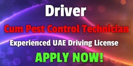 Driver Cum Pest Control Technician