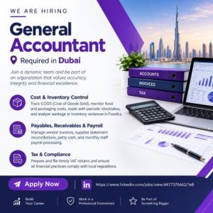 General Accountant Required in Dubai