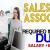 Sales associate immediate hire Required in Dubai