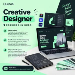 Creative Designer Required in Dubai