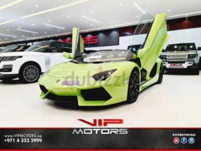 LAMBORGHINI AVENTADOR ROADSTER, 2015, GCC, IMMACULATE CONDITION AED 949,000