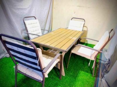 Beautiful outdoor dining table with chairs for sale -