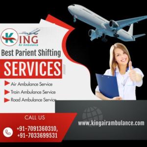 Hire Splendid King Air Ambulance in Guwahati- Advanced Medical Amenity