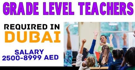 Grade level teachers Required in Dubai