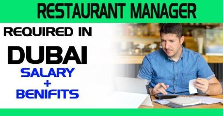 Restaurant Manager Required in Dubai