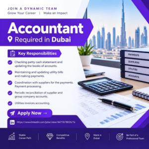 Accountant Required in Dubai