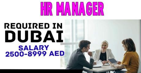 HR Manager Required in Dubai