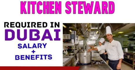Kitchen Steward Required in Dubai
