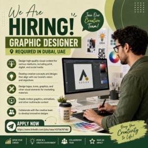 Graphic Designer Required in Dubai