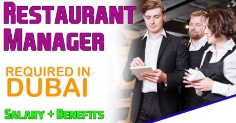Restaurant Manager Required in Dubai