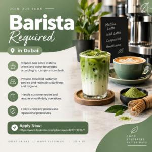 Barista Required in Dubai