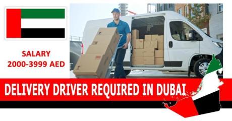 DELIVERY DRIVER REQUIRED IN DUBAI