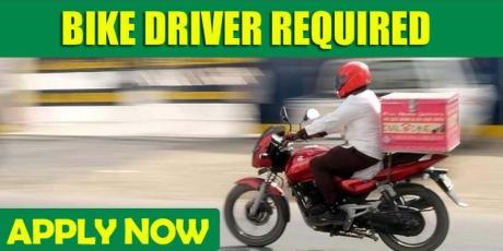 BIKE DRIVER REQUIRED