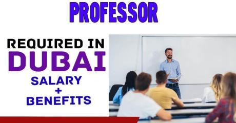 Professor Required in Dubai
