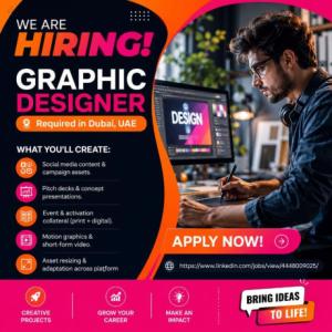 Graphic Designer Required in Dubai