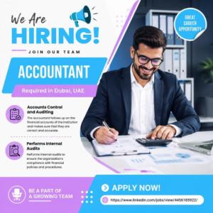 Accountant Required in Dubai