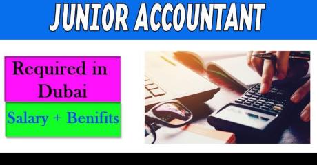 Junior Accountant Required in Dubai