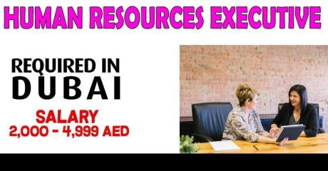 Human Resources Executive Required in Dubai