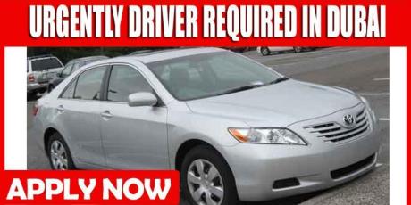 URGENTLY DRIVER REQUIRED IN DUBAI
