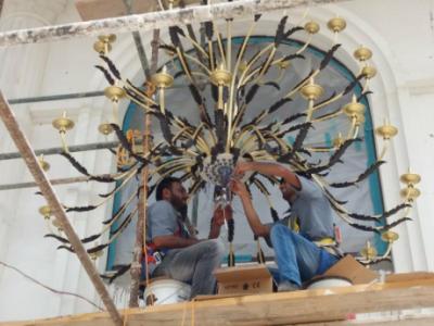 Chandelier installation,cleaning, Electrification, 052-5868078