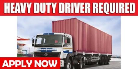 HEAVY DUTY DRIVER REQUIRED
