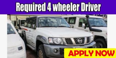 Required 4 wheeler Driver