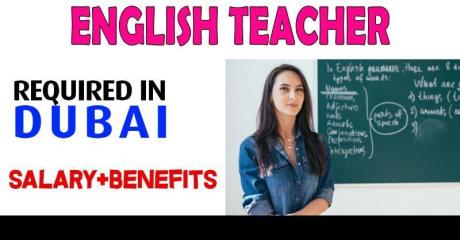 English Teacher Required in Dubai