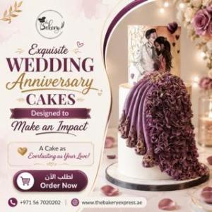 Celebrate Love with an amazing Wedding Anniversary Cake
