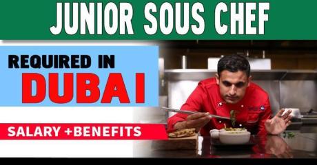 Junior Sous Chef Required in Dubai