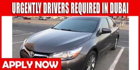 URGENTLY DRIVERS REQUIRED IN DUBAI