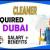 Cleaner Required in Dubai