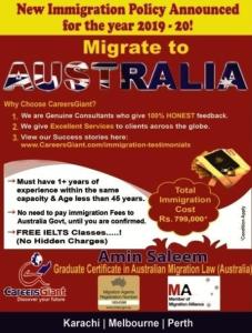 Migrate to Australia  on FAST-TRACK Fly within 12 months*…