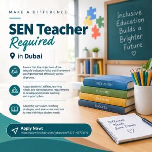 SEN Teacher Required in Dubai