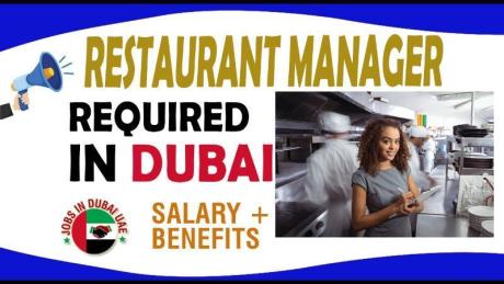 Restaurant Manager Required in Dubai