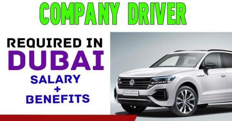 Company Driver Required in Dubai