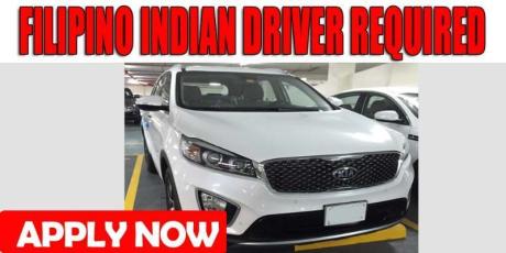 FILIPINO INDIAN DRIVER REQUIRED