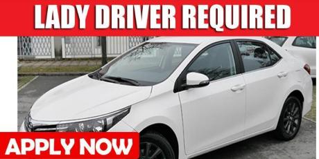 LADY DRIVER REQUIRED