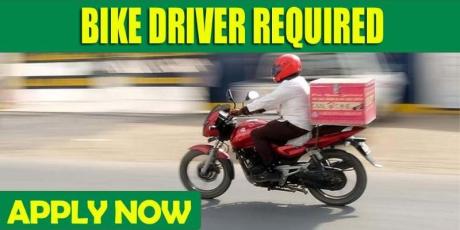 BIKE DRIVER REQUIRED
