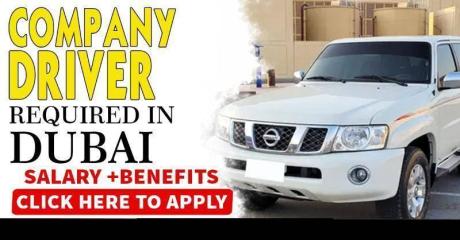 COMPANY DRIVER REQUIRED IN DUBAI