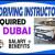 Driving Instructor Required in Dubai