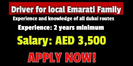 Driver for local Emarati Family