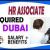 HR Associate Required in Dubai