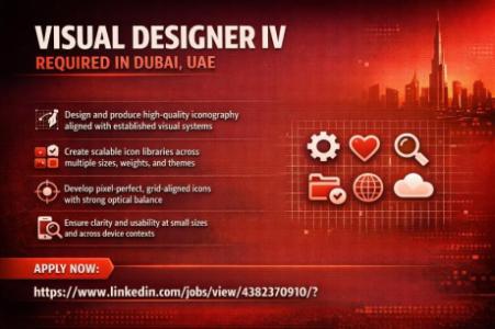 Visual Designer IV Required in Dubai