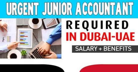 Urgent Junior Accountant Required in Dubai