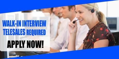 WALK-IN INTERVIEW TELESALES REQUIRED IN DUBAI